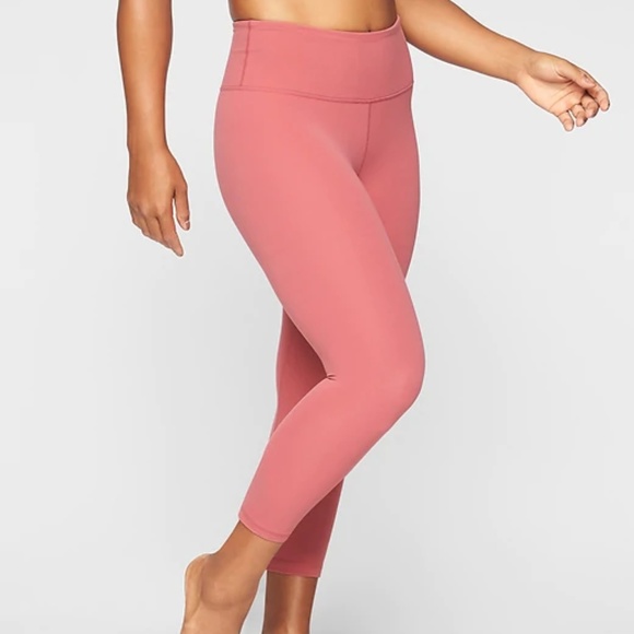 NWOT Athleta Pink Elation Capri Leggings - Picture 1 of 6